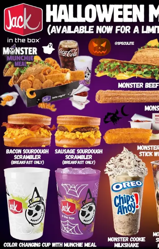 Jack in the Box Menu